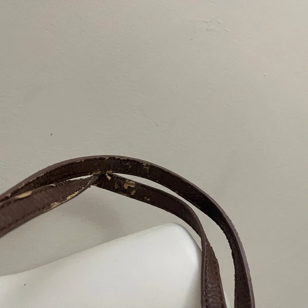 Lucky Brand Brown Leopard Tote Bag Animal Print Boho Chic Casual Y2K School